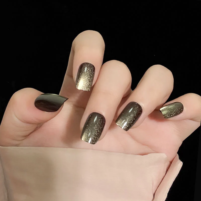 Glitzer Ombre Press-On Nägel