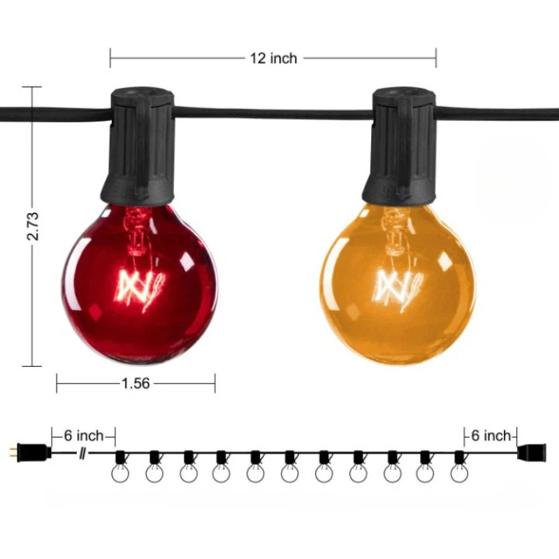 Skanto | Royaleva Outdoor Dimmbare Lichterkette – 20ft LED Stimmungsbeleuchtung