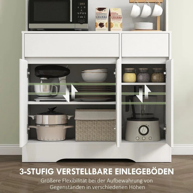 Küchenschrank 180cm Küchenregal