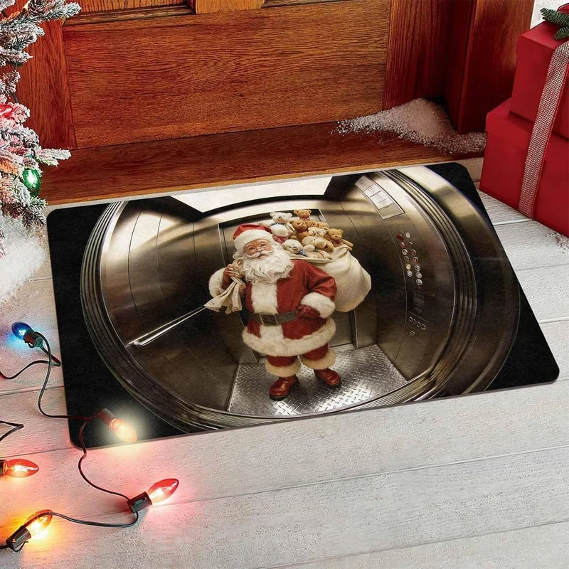 Dekorativer Weihnachtsfußmatte