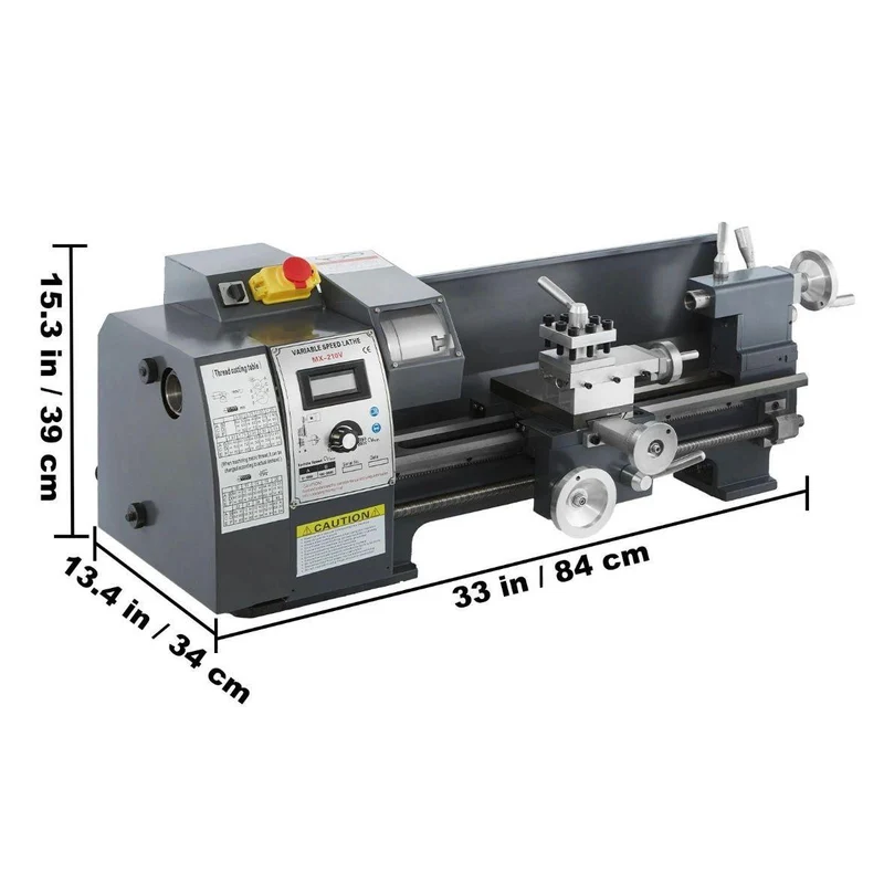 Metall Drehbank 1100W 210x400