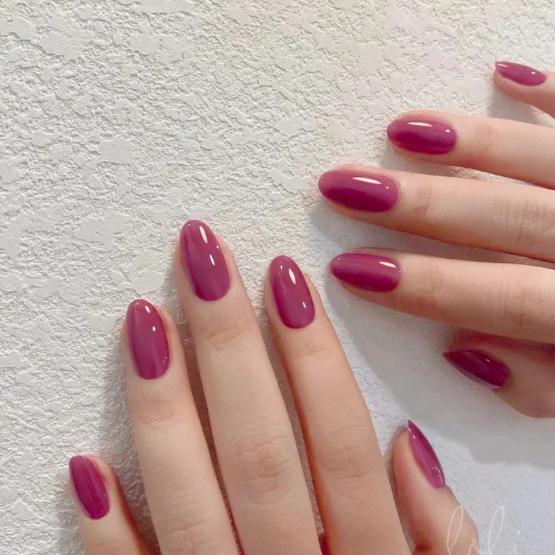 Glänzendes Elegantes Aufklebenägel Set