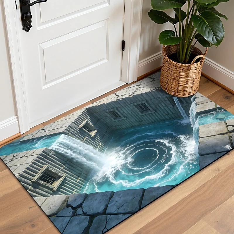 Künstlerische 3D-Illusion Fußmatte