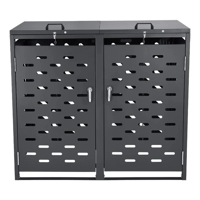 Mülltonnenbox 2x240L Mülltonnen Müllbox Tonnen