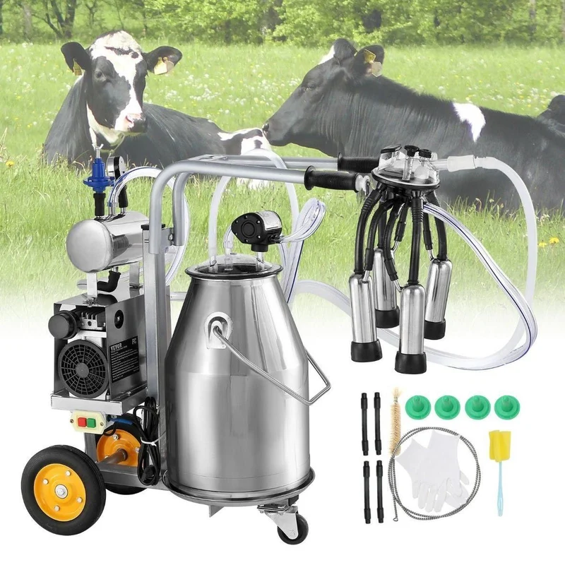 Elektrische Melkmaschine 25L Edelstahl