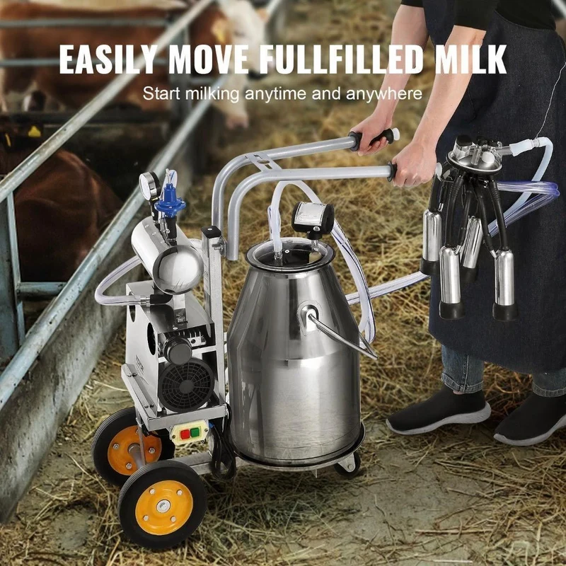 Elektrische Melkmaschine 25L Edelstahl