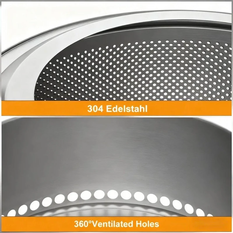 Feuerkorb Edelstahl Feuerschale