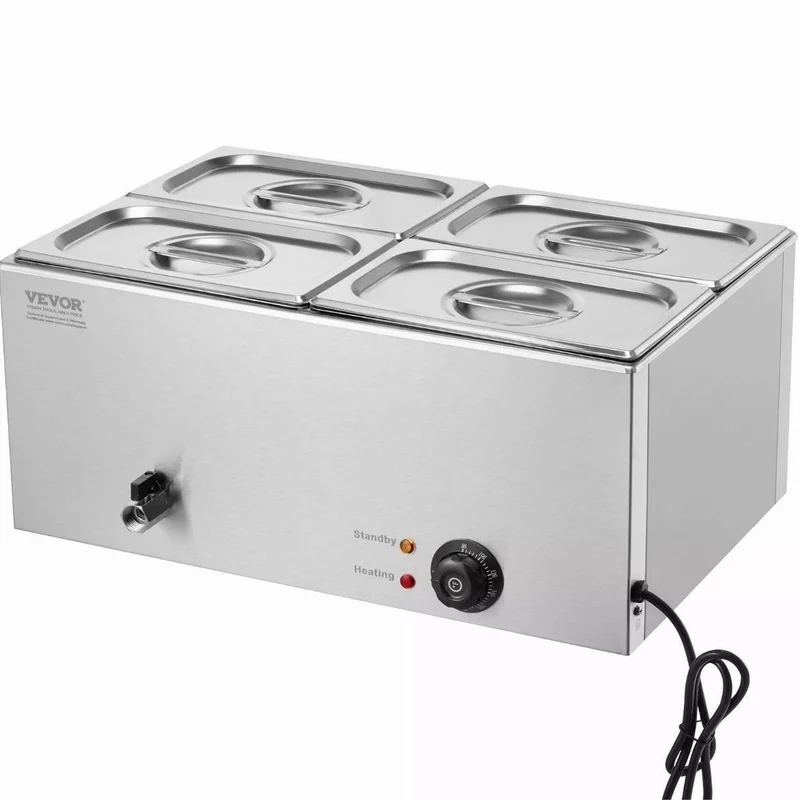 Speisenwärmer 4x15L Edelstahl