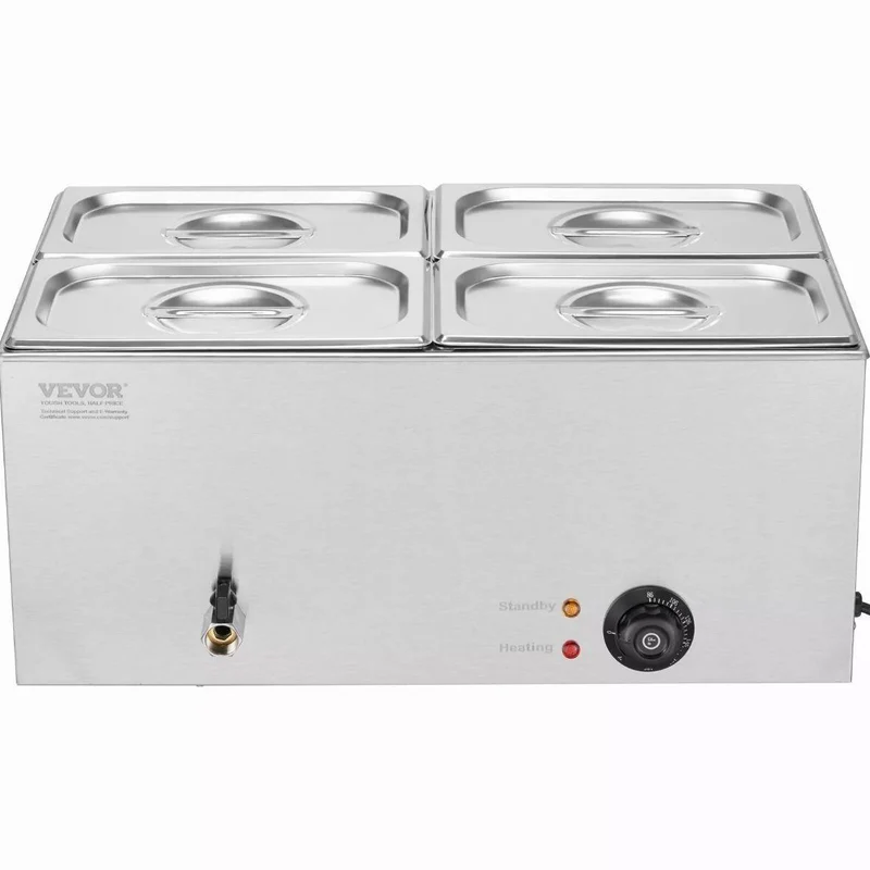 Speisenwärmer 4x15L Edelstahl