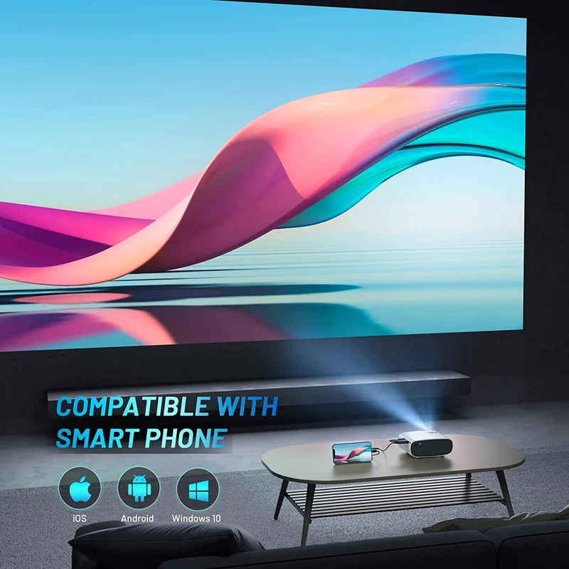 Now you can take the cinema experience wherever you go with this mini projector