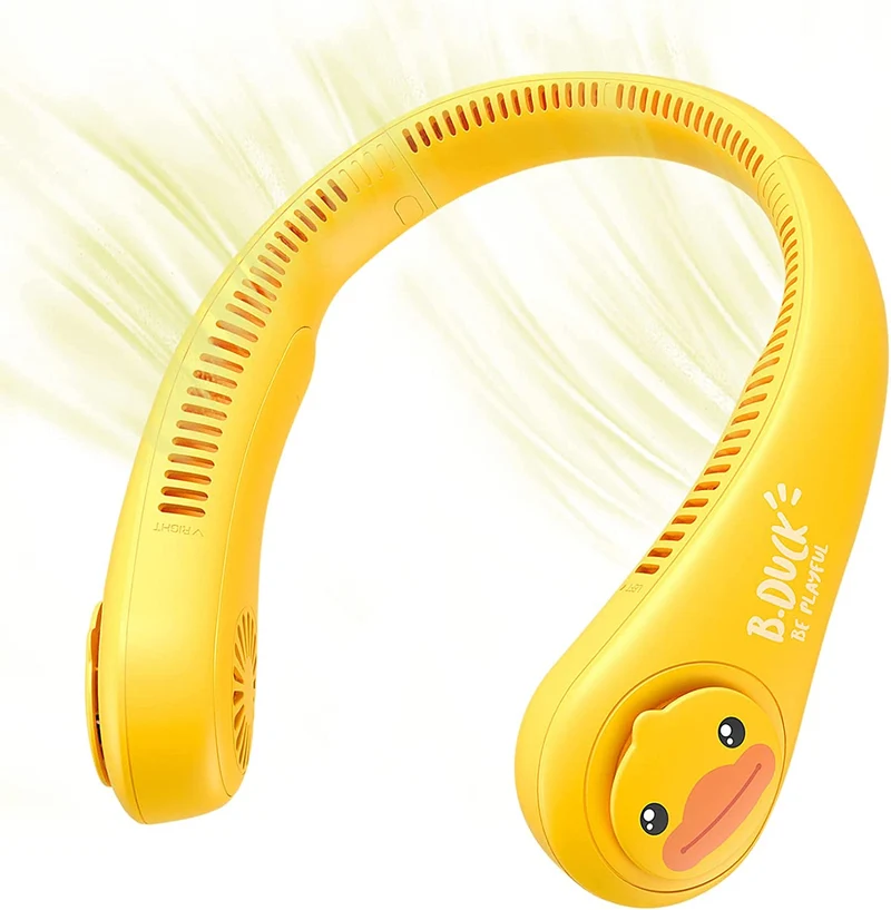 Stay cool and comfortable all day long with one of these wearable, portable neck fans