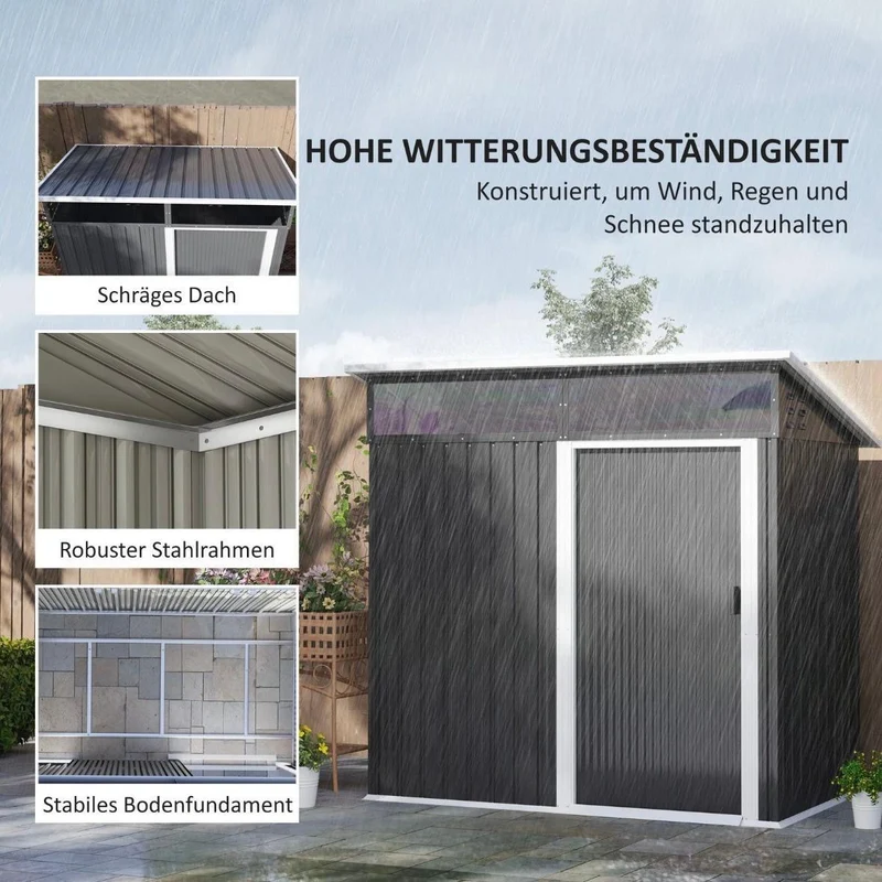 Gerätehaus Gartenhaus Geräteschrank Gartenschrank 1,9m²