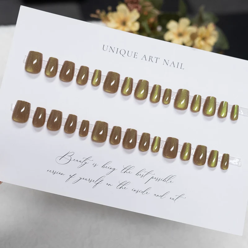 Glänzendes Acryl Press-On Nagel Set
