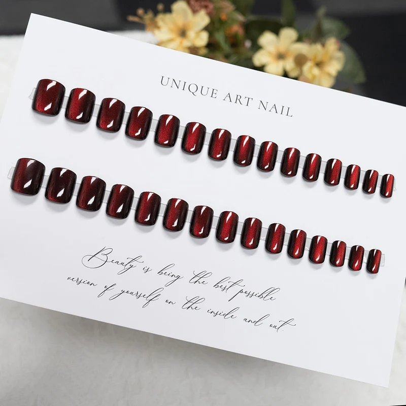 Glänzendes Acryl Press-On Nagel Set