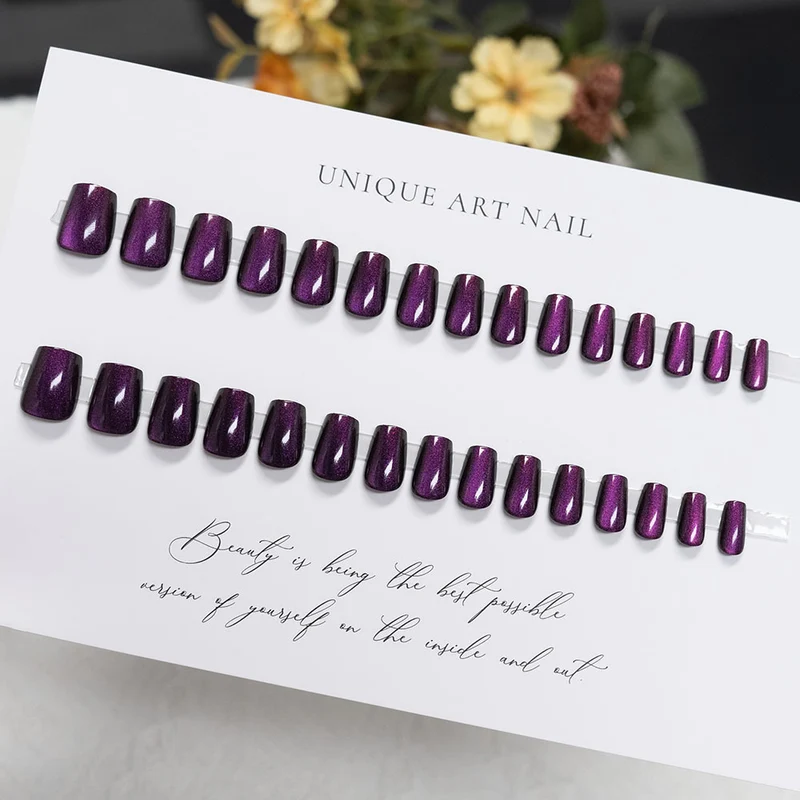 Glänzendes Acryl Press-On Nagel Set