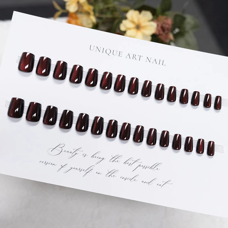 Glänzendes Acryl Press-On Nagel Set