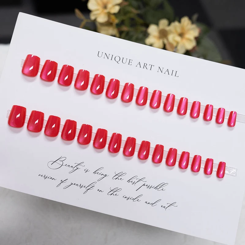 Glänzendes Acryl Press-On Nagel Set