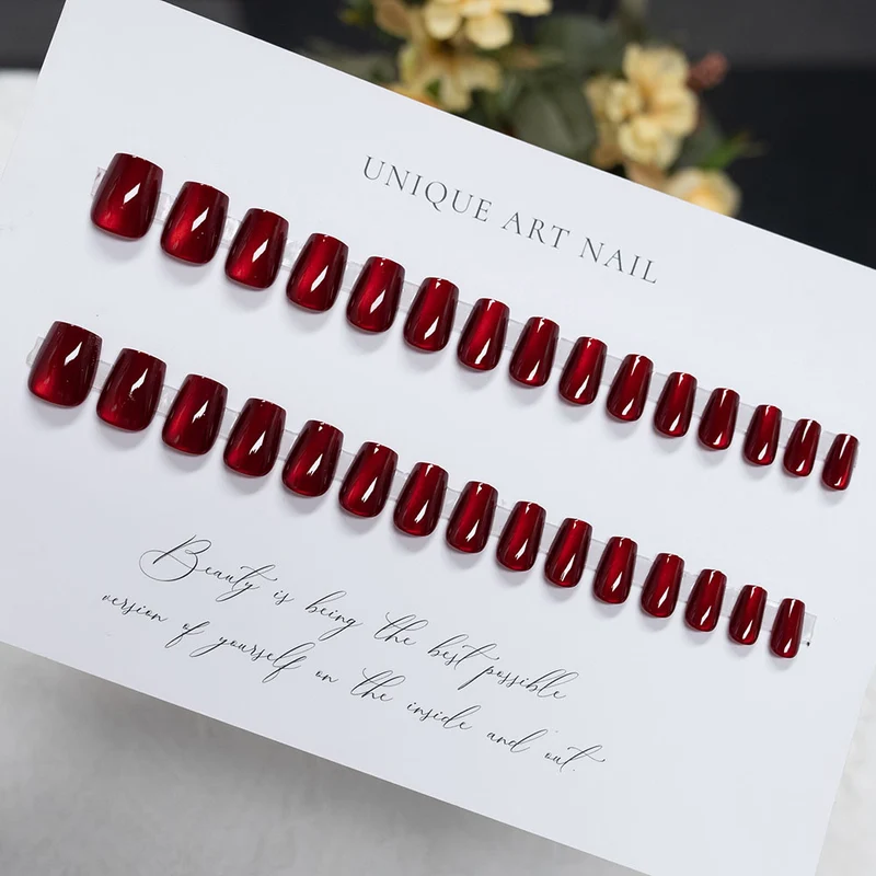 Glänzendes Acryl Press-On Nagel Set
