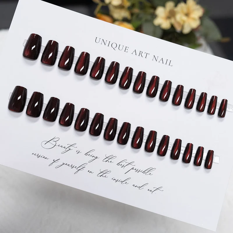 Glänzendes Acryl Press-On Nagel Set