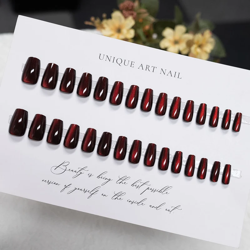 Glänzendes Acryl Press-On Nagel Set