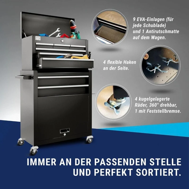 Werkstattwagen 4 Schubladen rollbar
