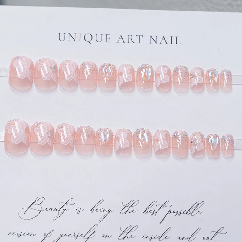 Blumen Acryl Nagelkunst