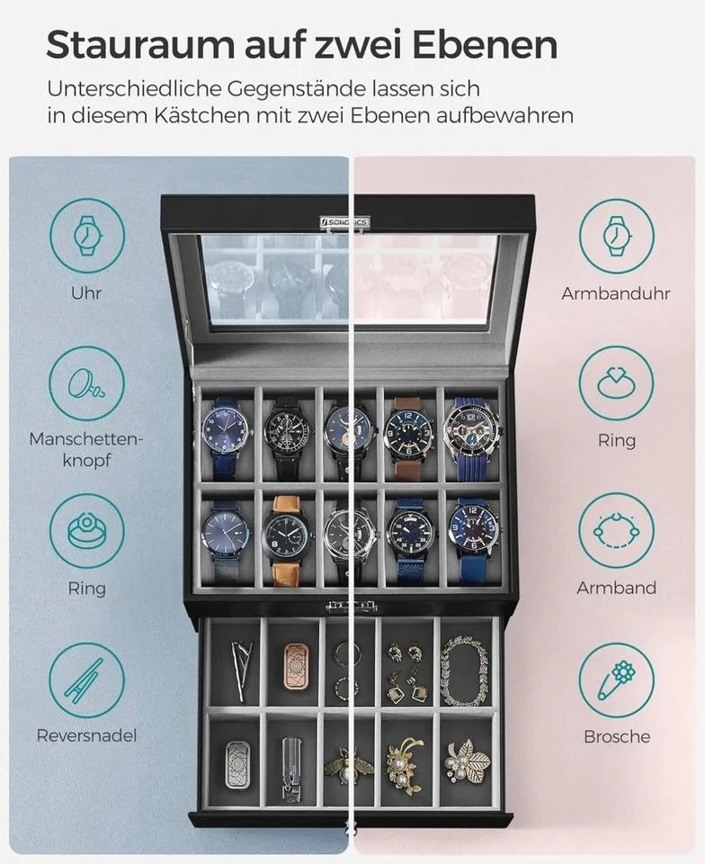 20 Uhren Uhrenbox Uhrenkasten Uhrenkoffer