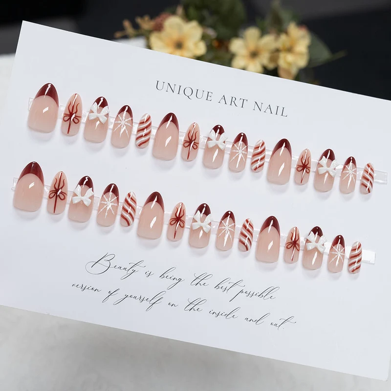 Festliches Press-On Nagelset