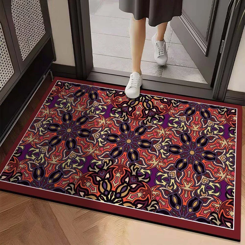 Lebendige geometrische Design-Eingangsmatte