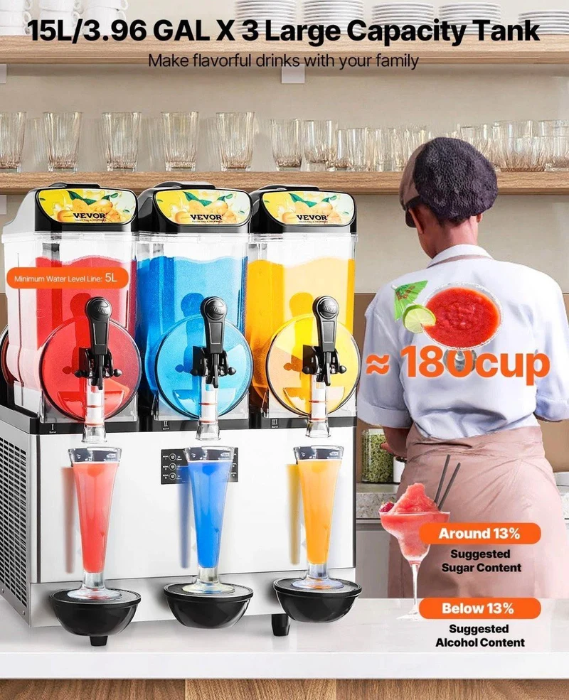 Slush Maschine 3x15L