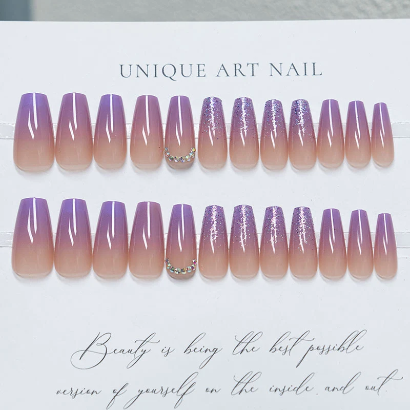 Glamorous Ombre Press-On Nägel