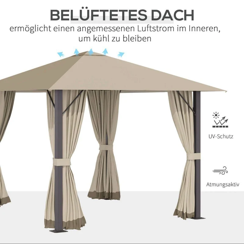 Gartenpavillon 3x3m