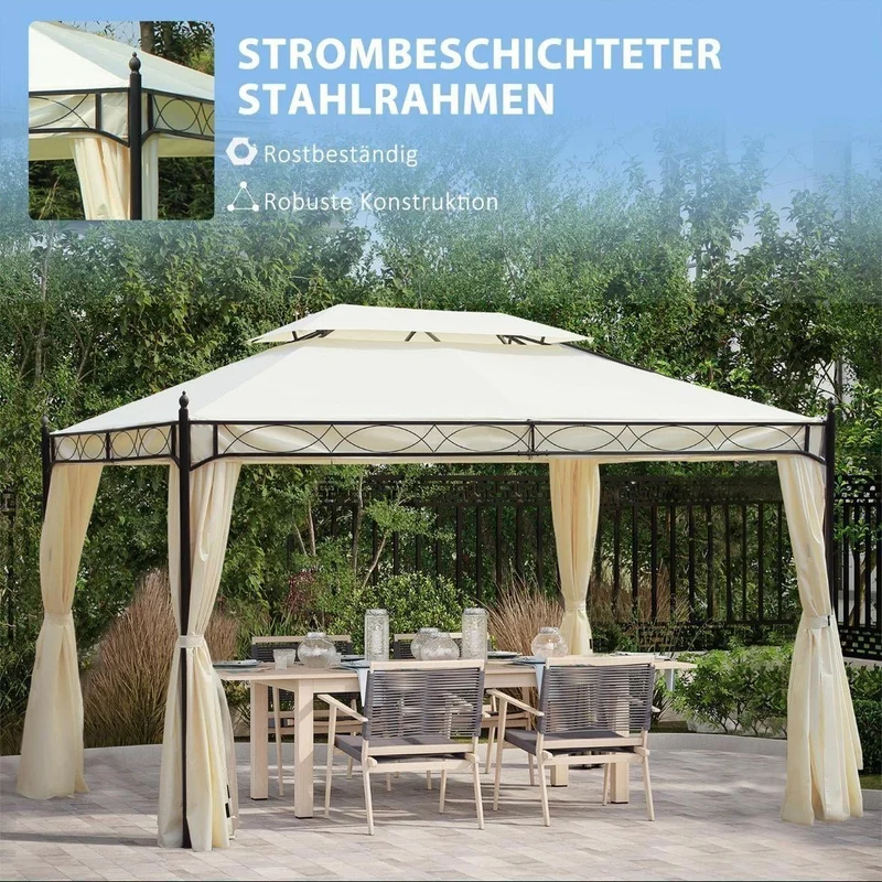 Gartenpavillon 3x4m Pavillon