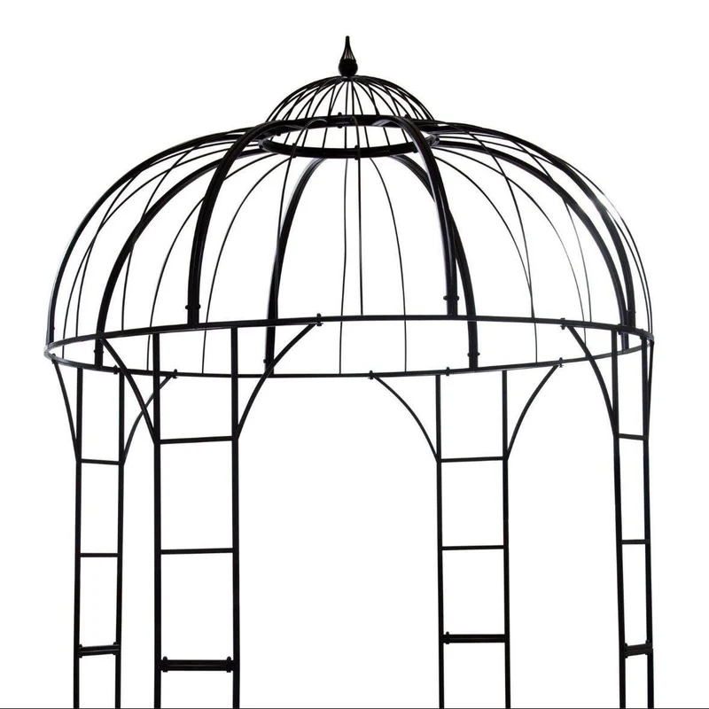 Metall Pavillon Rosenbogen