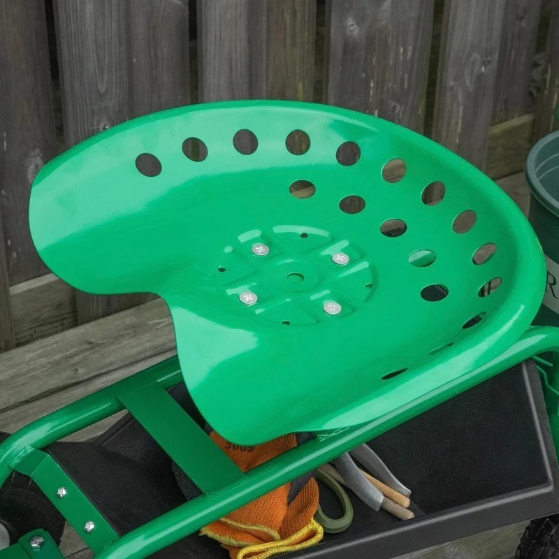 Gartenwagen mit Sitz rollbar