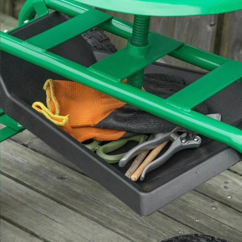 Gartenwagen mit Sitz rollbar