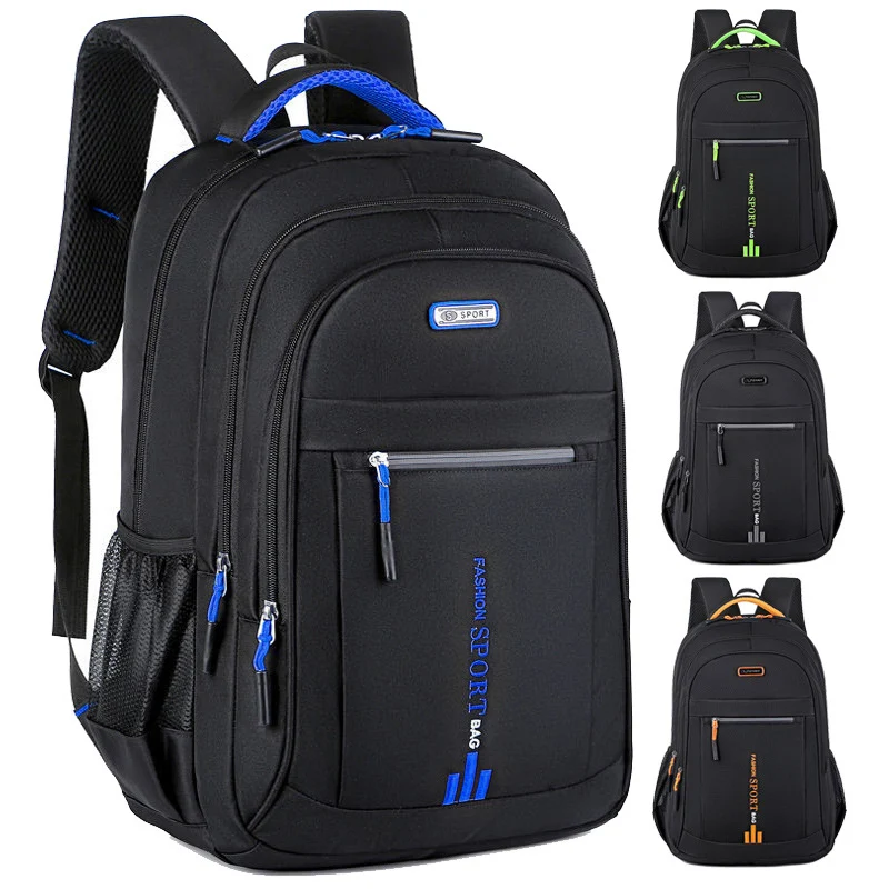 Großer Nylon-Rucksack, 36–55 L, wasserdicht und diebstahlsicher
