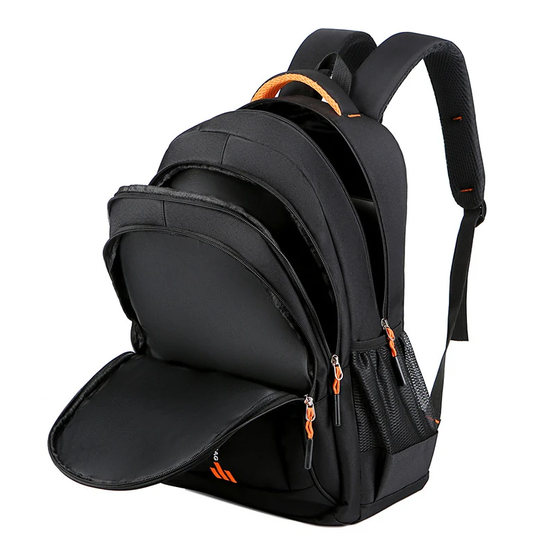 Großer Nylon-Rucksack, 36–55 L, wasserdicht und diebstahlsicher