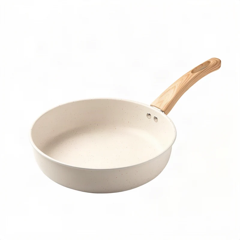 Gusseiserne Bratpfanne, flacher Boden