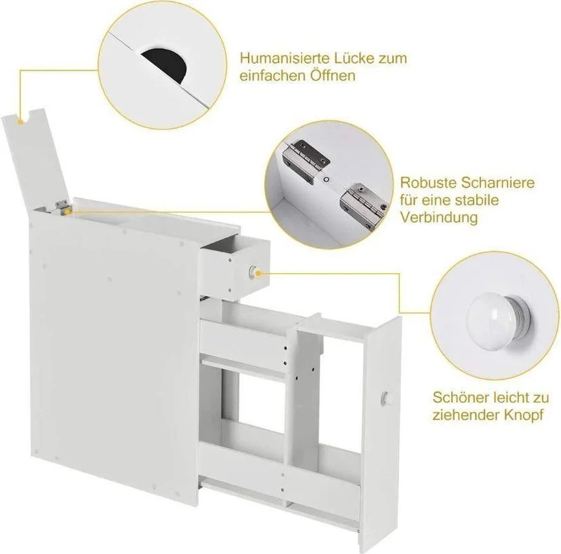Nischenregal Bad 16cm Badschrank
