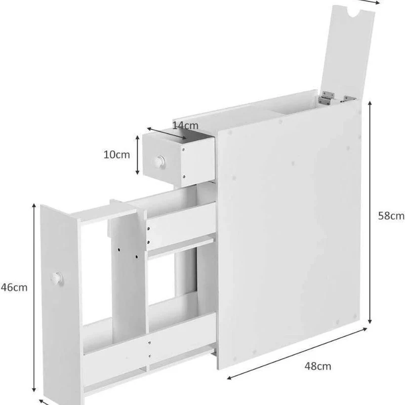 Nischenregal Bad 16cm Badschrank