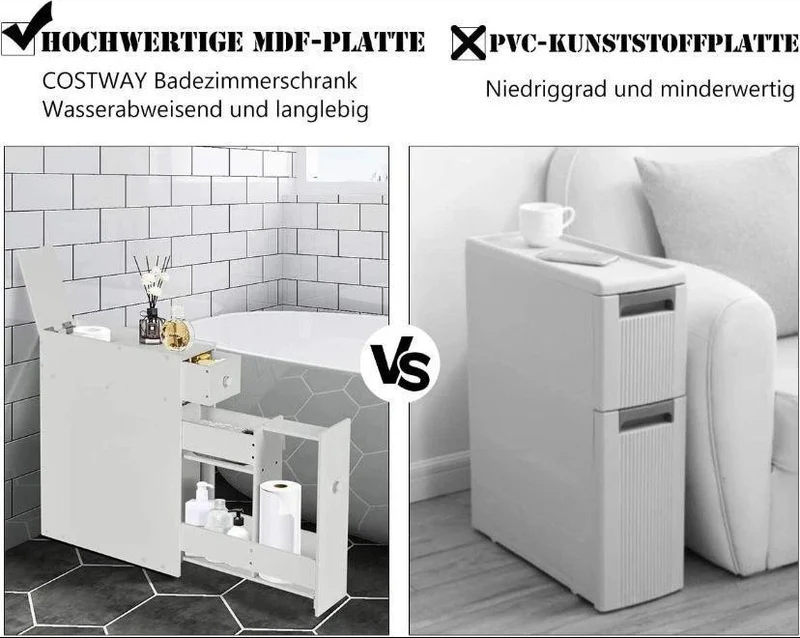 Nischenregal Bad 16cm Badschrank