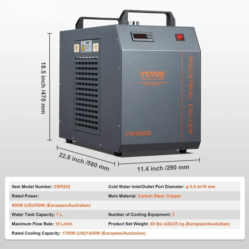 Wasserkühler CW-5202 Laser Chiller