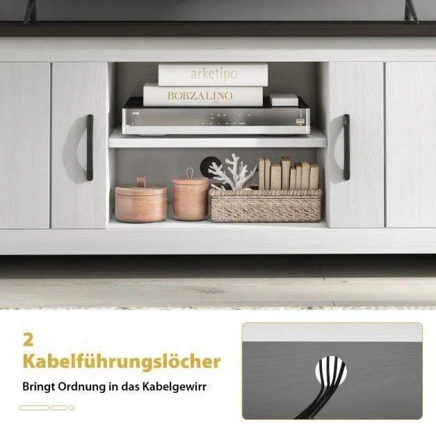 TV Schrank Kommode Kolzoptik