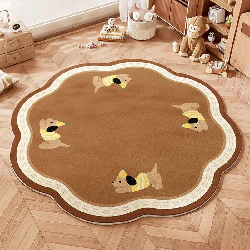 Verspielter Teppich für das Kinderzimmer