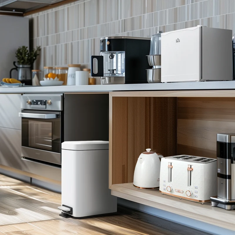 46 Litre Table Top Mini Fridge with Ice Box, Reversible Door, Adjustable Temperature, Cream