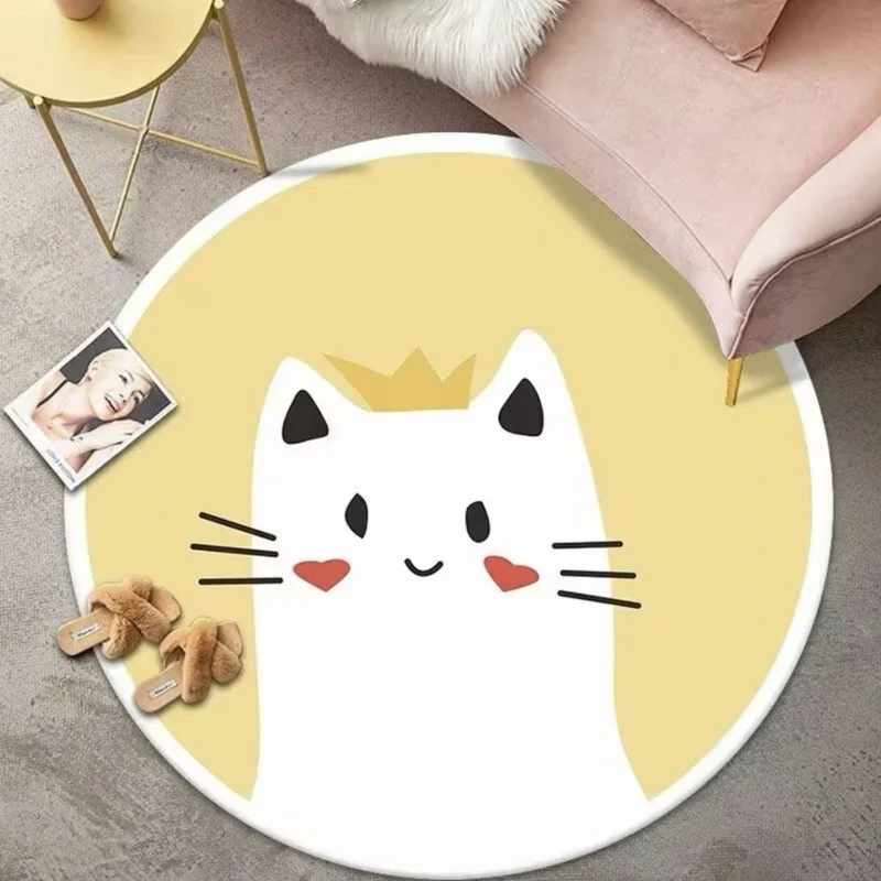 Verspielt katzenmotivierter Teppich