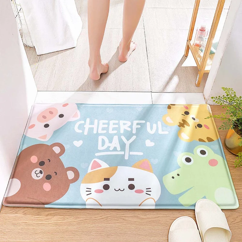 Verspieltes Tierdesign Badmatte