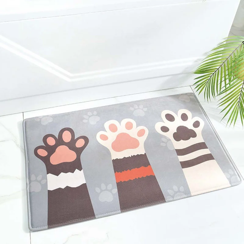 Verspieltes Tierdesign Badmatte