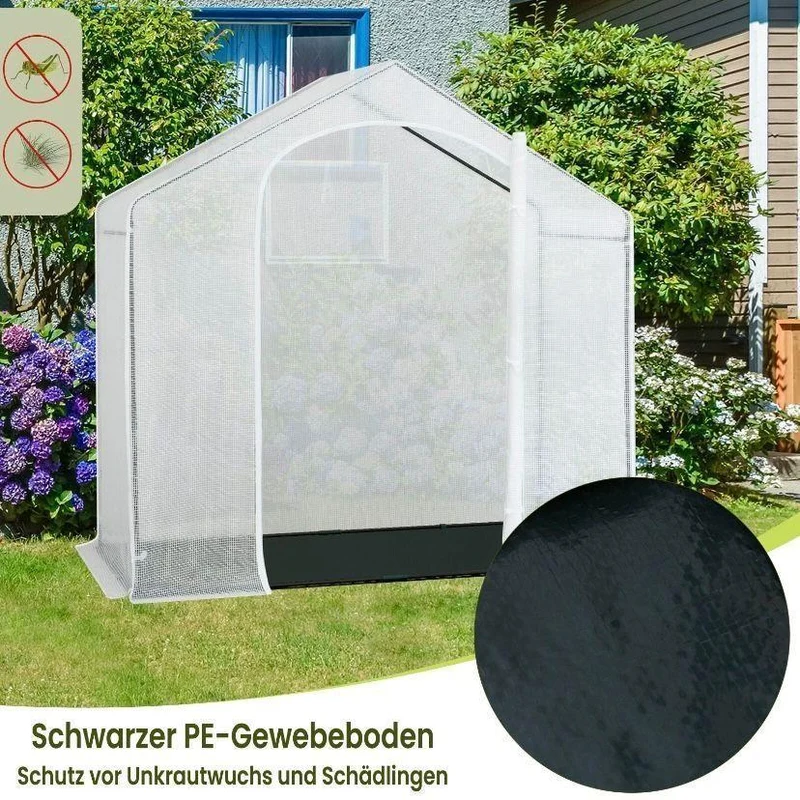 Foliengewächshaus Garten Gewächshaus mit Fenster